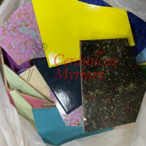 bolsa 5 kilos azulejos quebrados