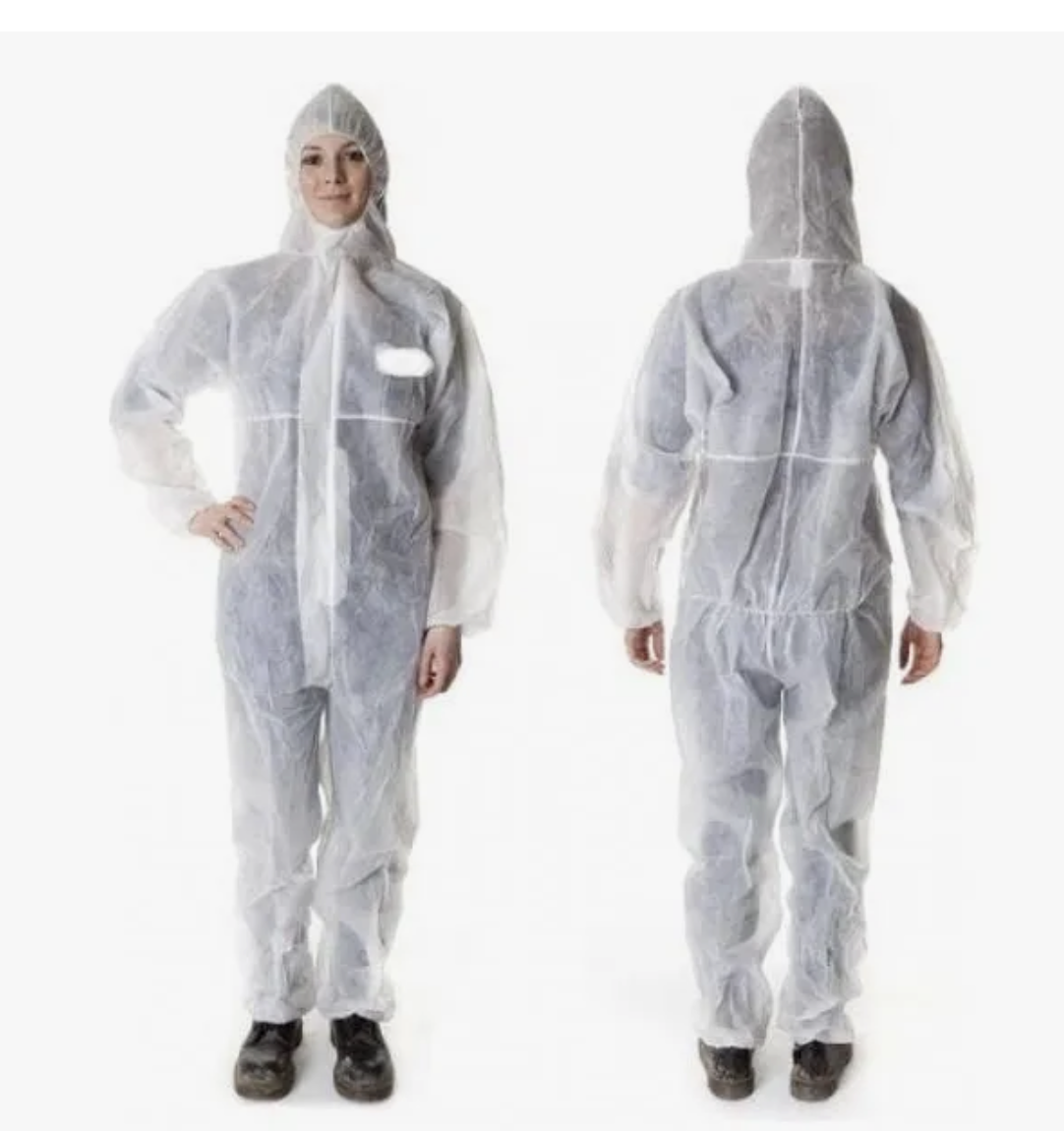 Buzo Desechable Blanco talla L