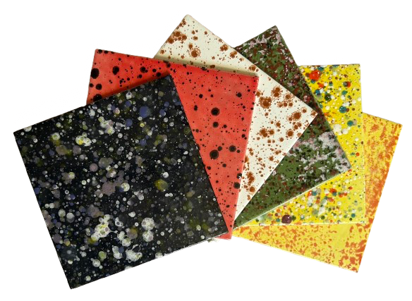Pack #1 azulejos matizados/jaspeados al azar 6 ud.