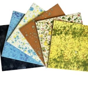 Pack #2 azulejos matizados/jaspeados al azar 6 ud.