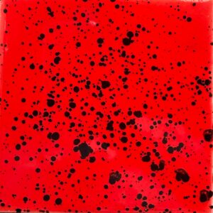 Azulejo cod 174 Rojo con negro