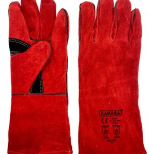 Guantes rojos 14” alta temperatura
