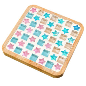 Kit Posavaso Estrellas Rosa y Turquesa