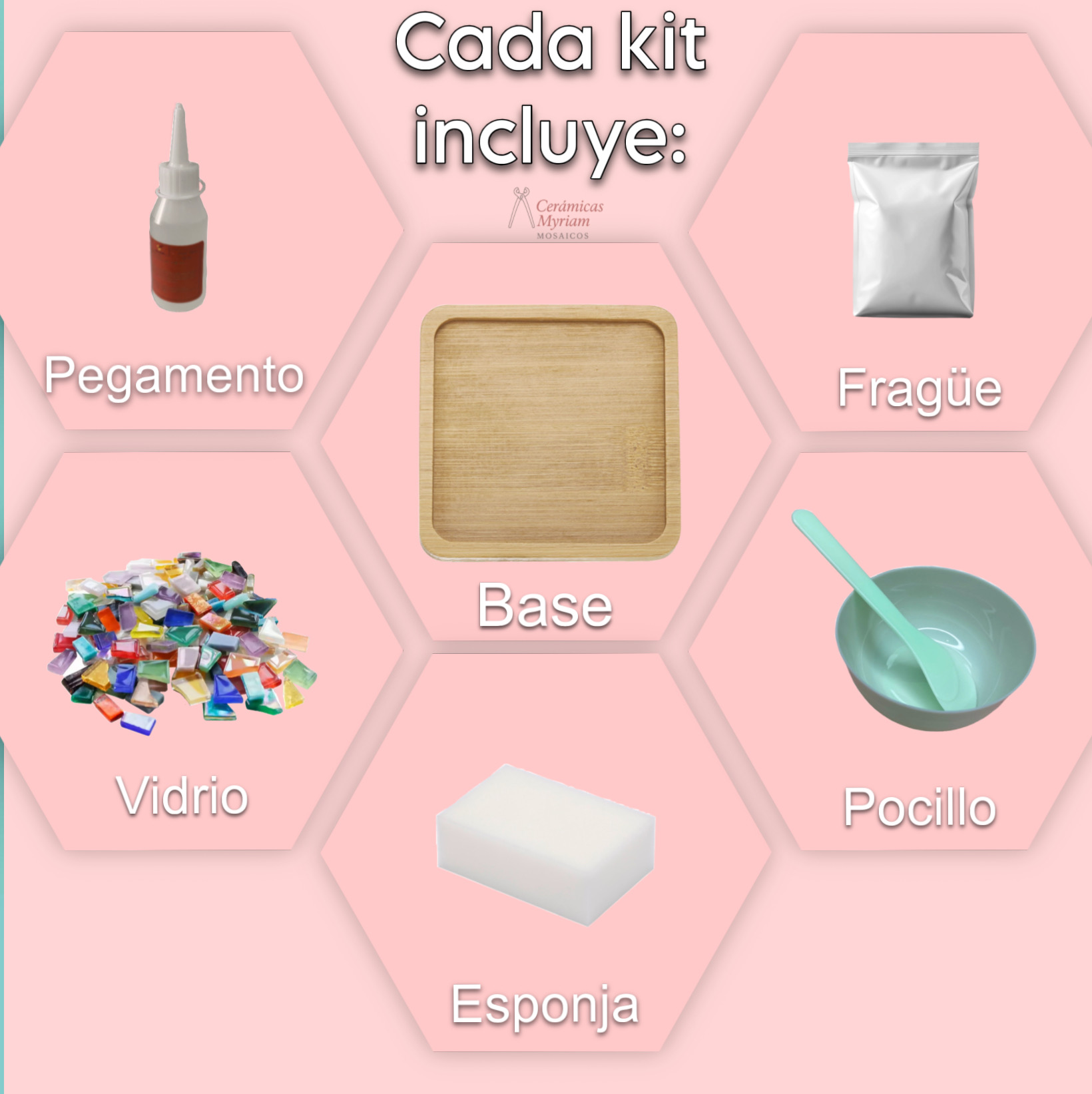 Kit Posavaso Arcoiris - Imagen 2
