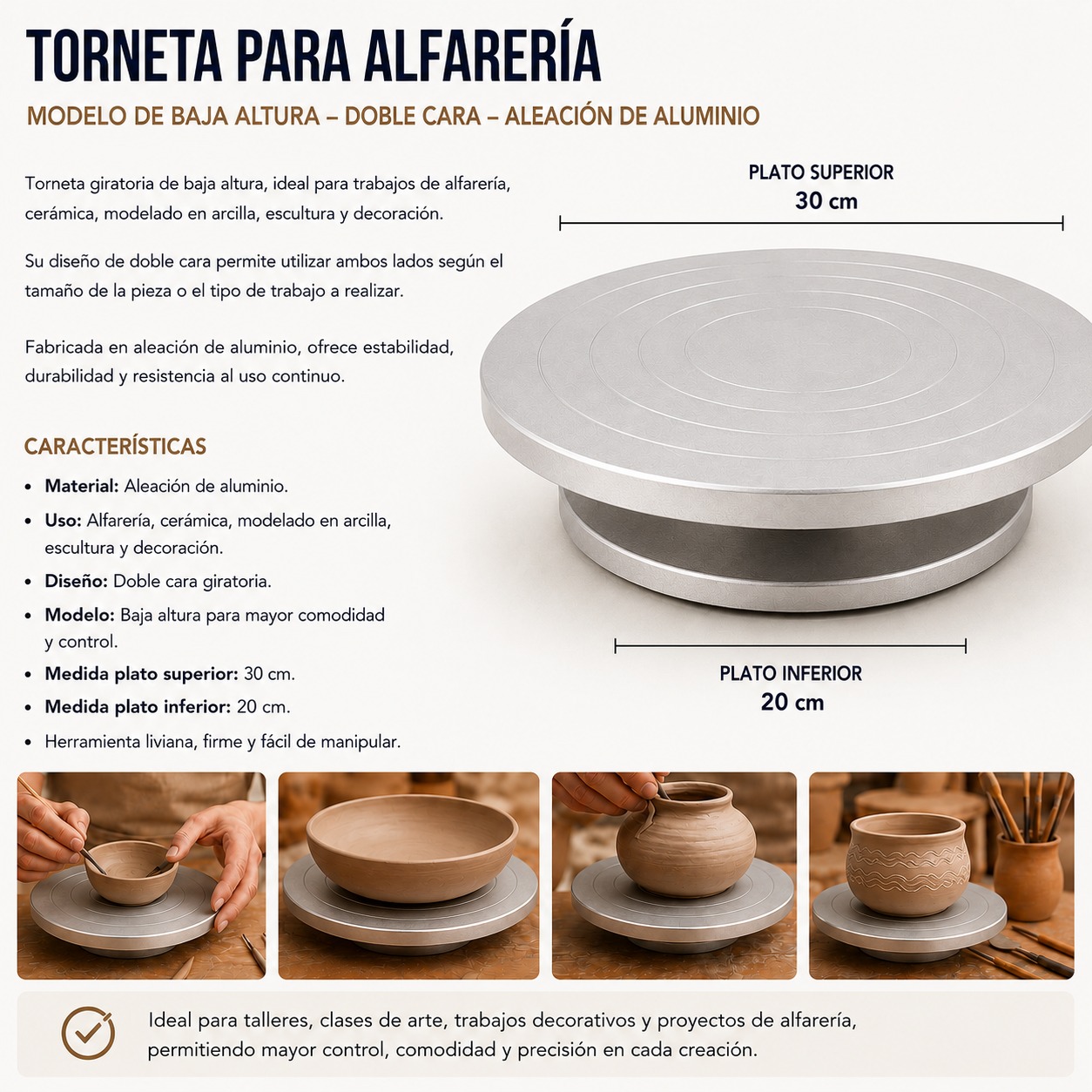 Torneta Doble cara 30cm - Imagen 4
