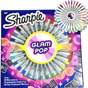Glam Pop Sharpie Alta Calidad Set 30 Lápices De Colores