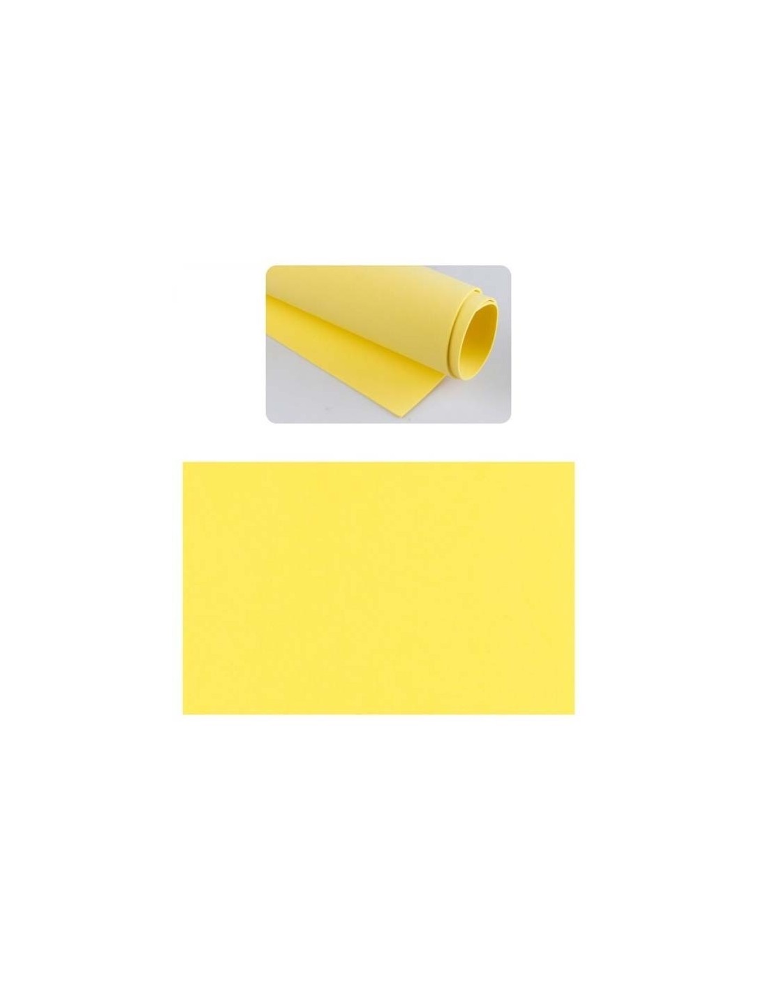 Goma Eva Pliego 40x60cm Amarillo