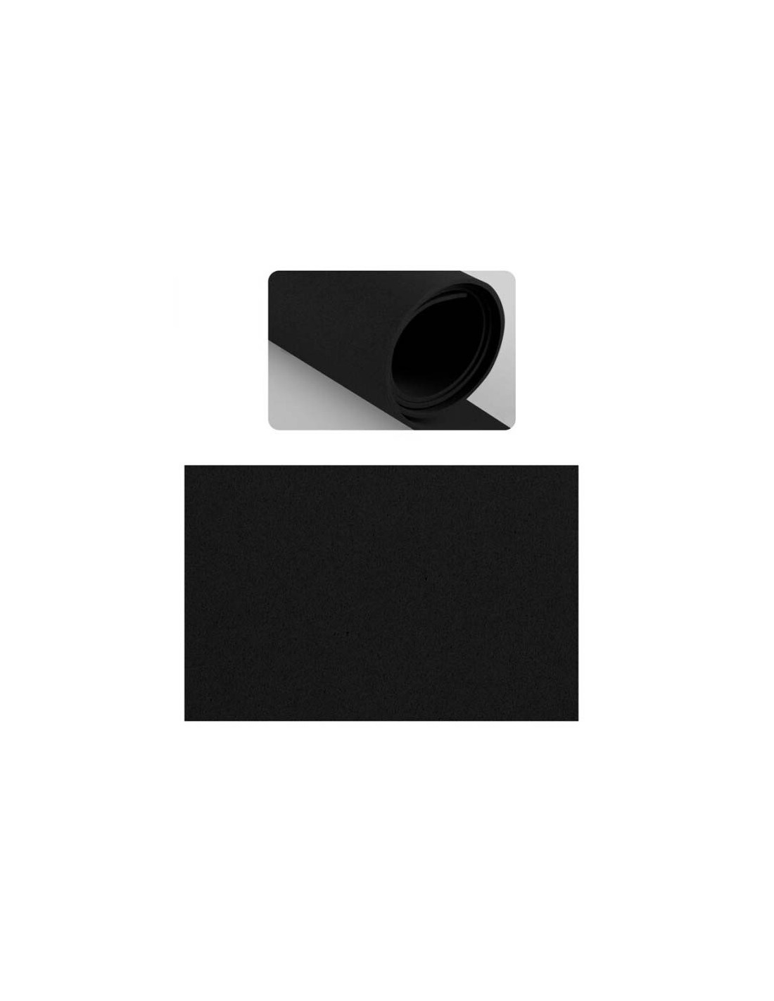 Goma Eva Pliego 40x60cm Negro